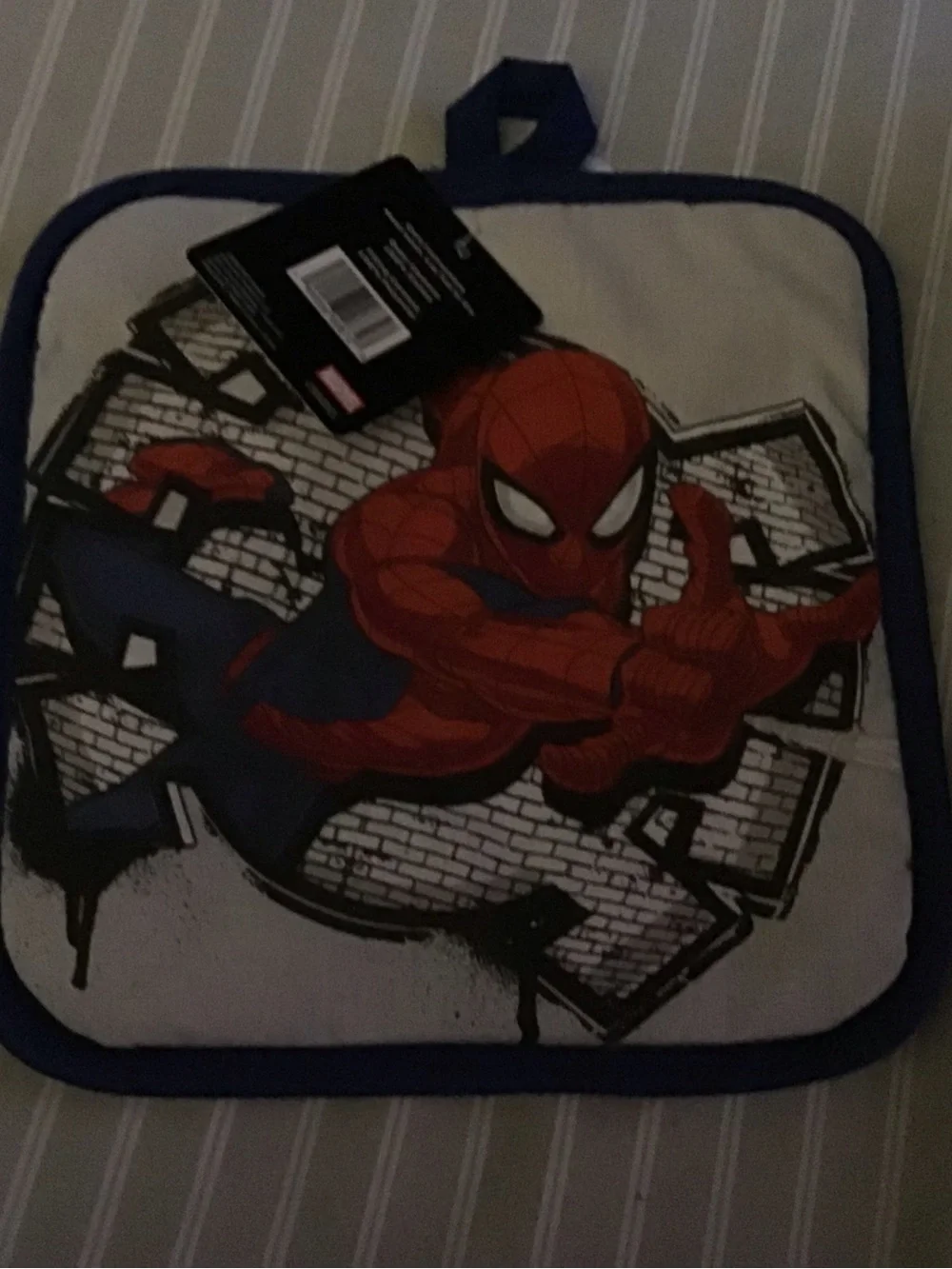 Marvel Spider-Man Pot Holders - Red, Blue, Black, White